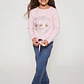 Polera Brillo Niña Damasco Familyshop - Miniatura 3