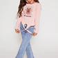 Polera Brillo Niña Rosado Familyshop - Miniatura 3
