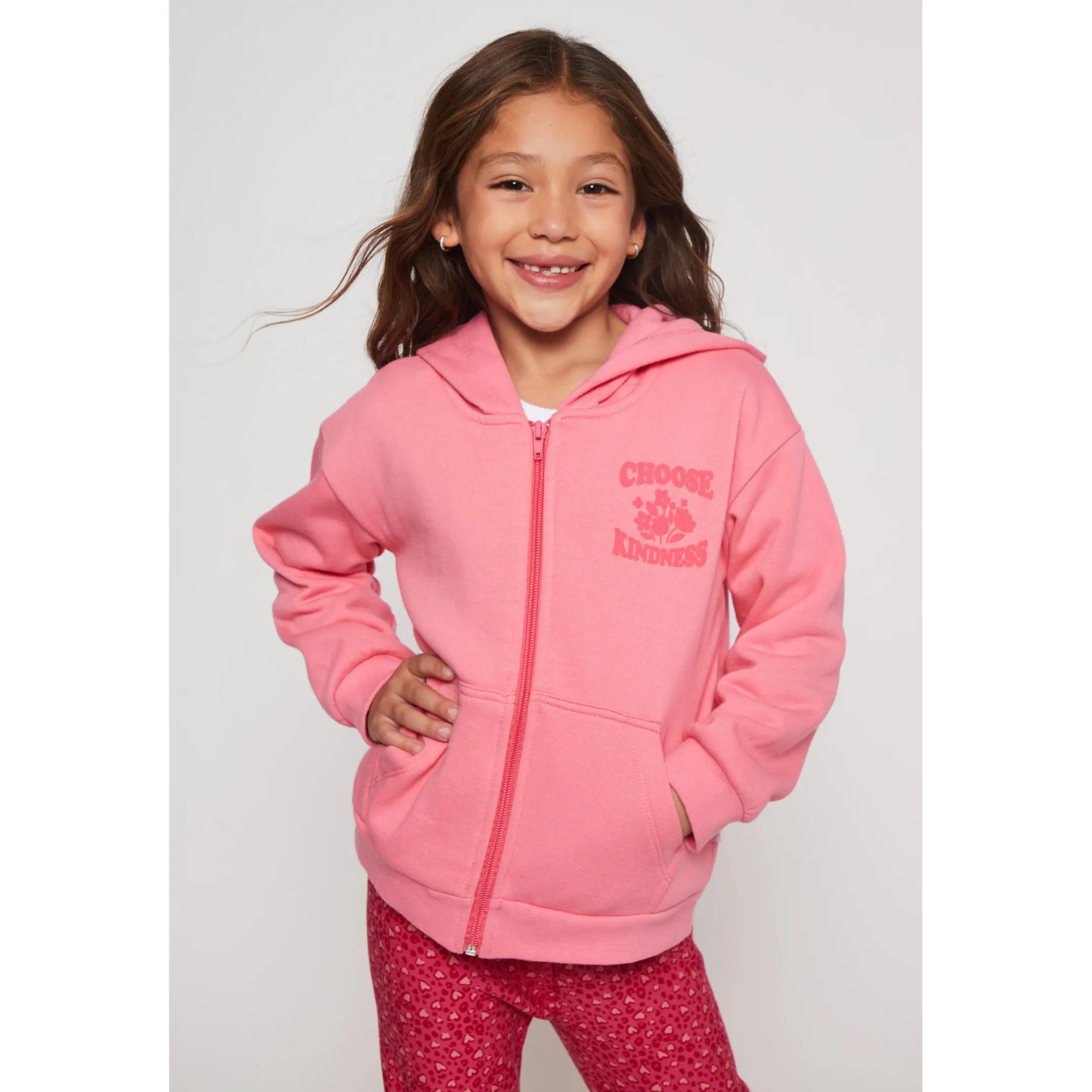 Polerón Good Day Niña Coral Familyshop 1