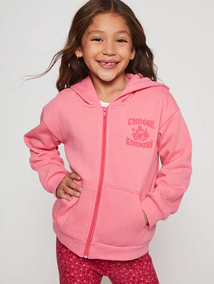 Polerón Good Day Niña Coral Familyshop