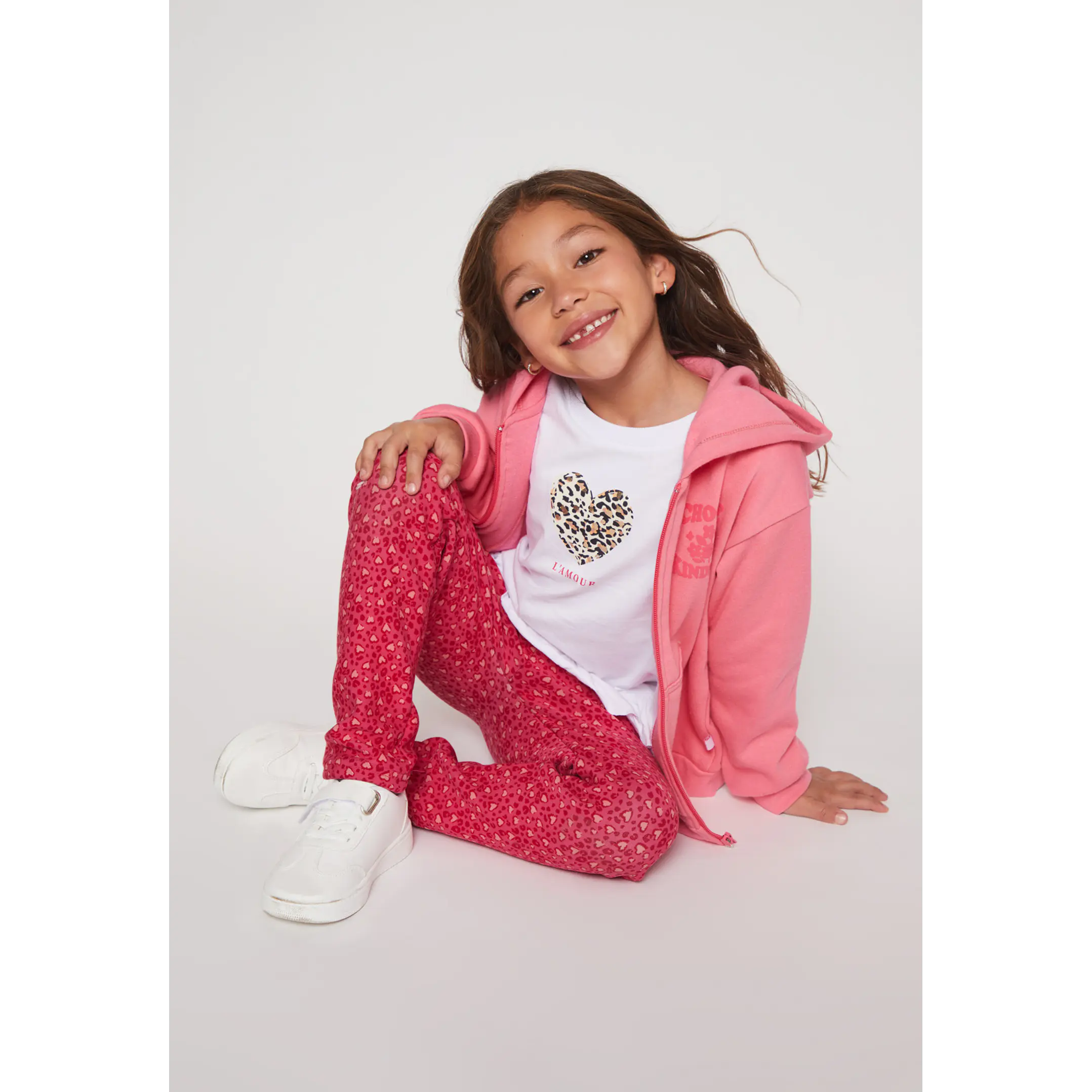 Polerón Good Day Niña Coral Familyshop 3