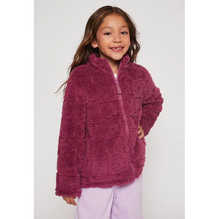 Polar Peludo Niña Magenta Familyshop 1