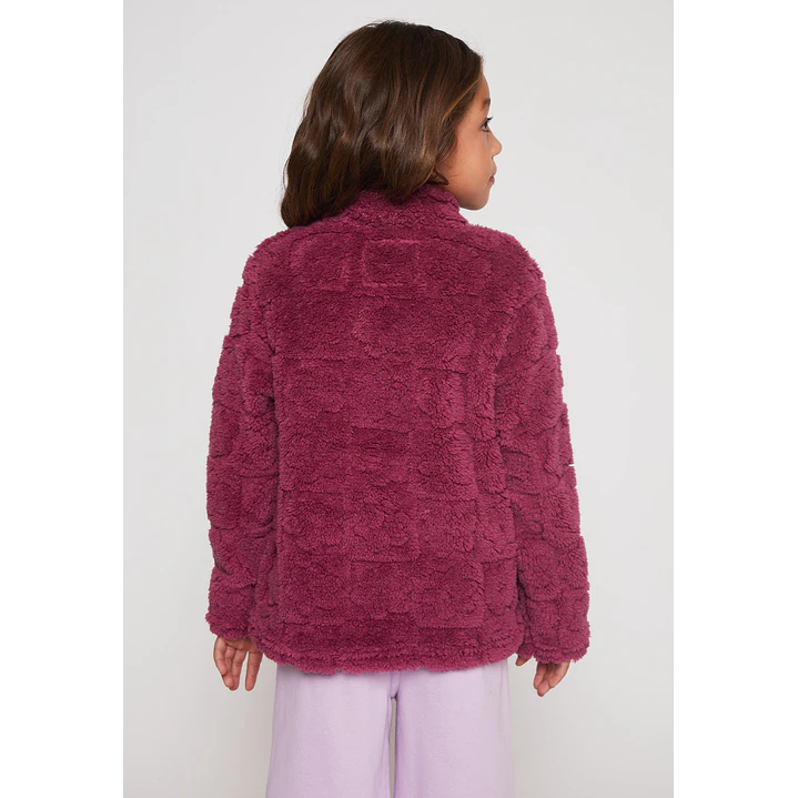 Polar Peludo Niña Magenta Familyshop 2