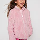 Polar Peludo Flores Niña Rosado Familyshop - Miniatura 1