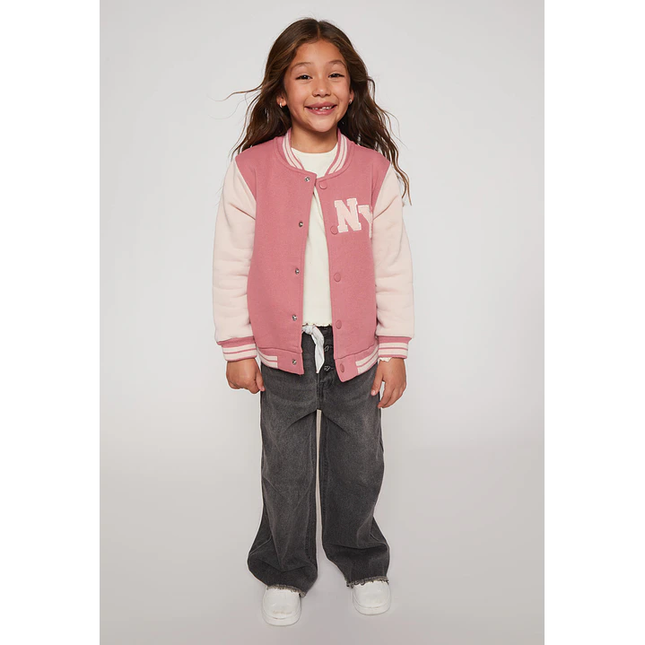 Chaqueta Bomber Niña Rosado Familyshop 3