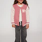 Chaqueta Bomber Niña Rosado Familyshop - Miniatura 3
