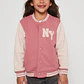 Chaqueta Bomber Niña Rosado Familyshop - Miniatura 1