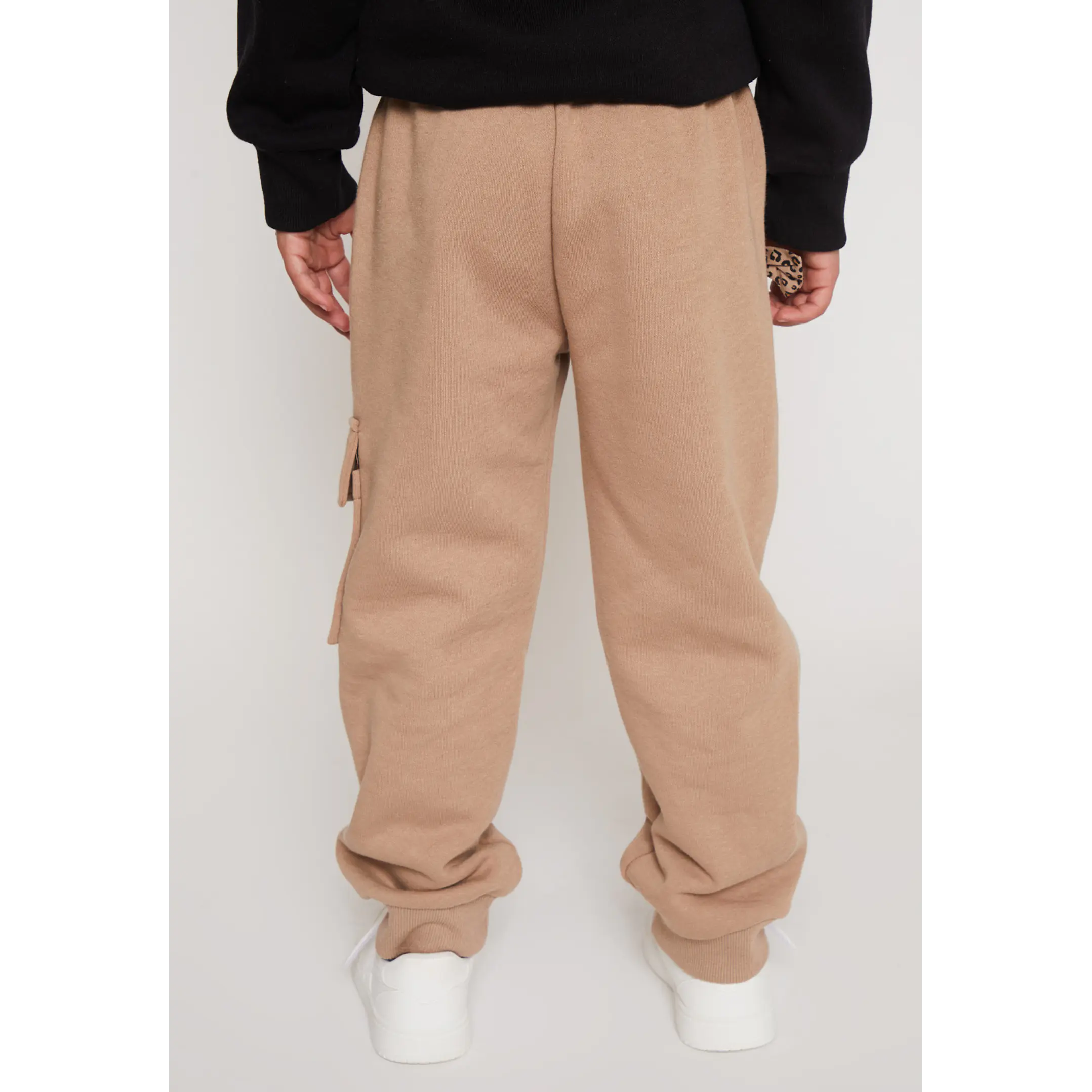 Pantalón Buzo Cargo Niña Café Familyshop 2