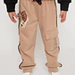 Pantalón Buzo Cargo Niña Café Familyshop - Miniatura 1
