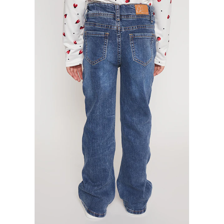 Jeans Flare Moda Niña Azul Familyshop 2