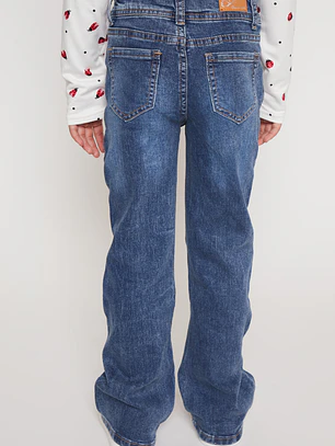 Jeans Flare Moda Niña Azul Familyshop