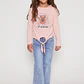 Jeans Flare Bolsillo Niña Azul Familyshop - Miniatura 3