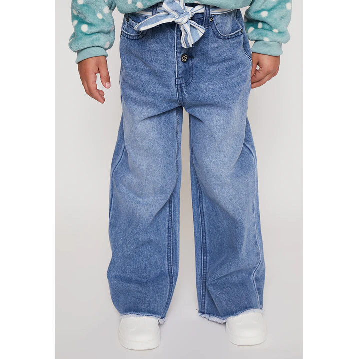 Jeans Wide Leg Niña Azul Familyshop 1