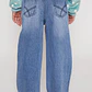 Jeans Wide Leg Niña Azul Familyshop - Miniatura 2