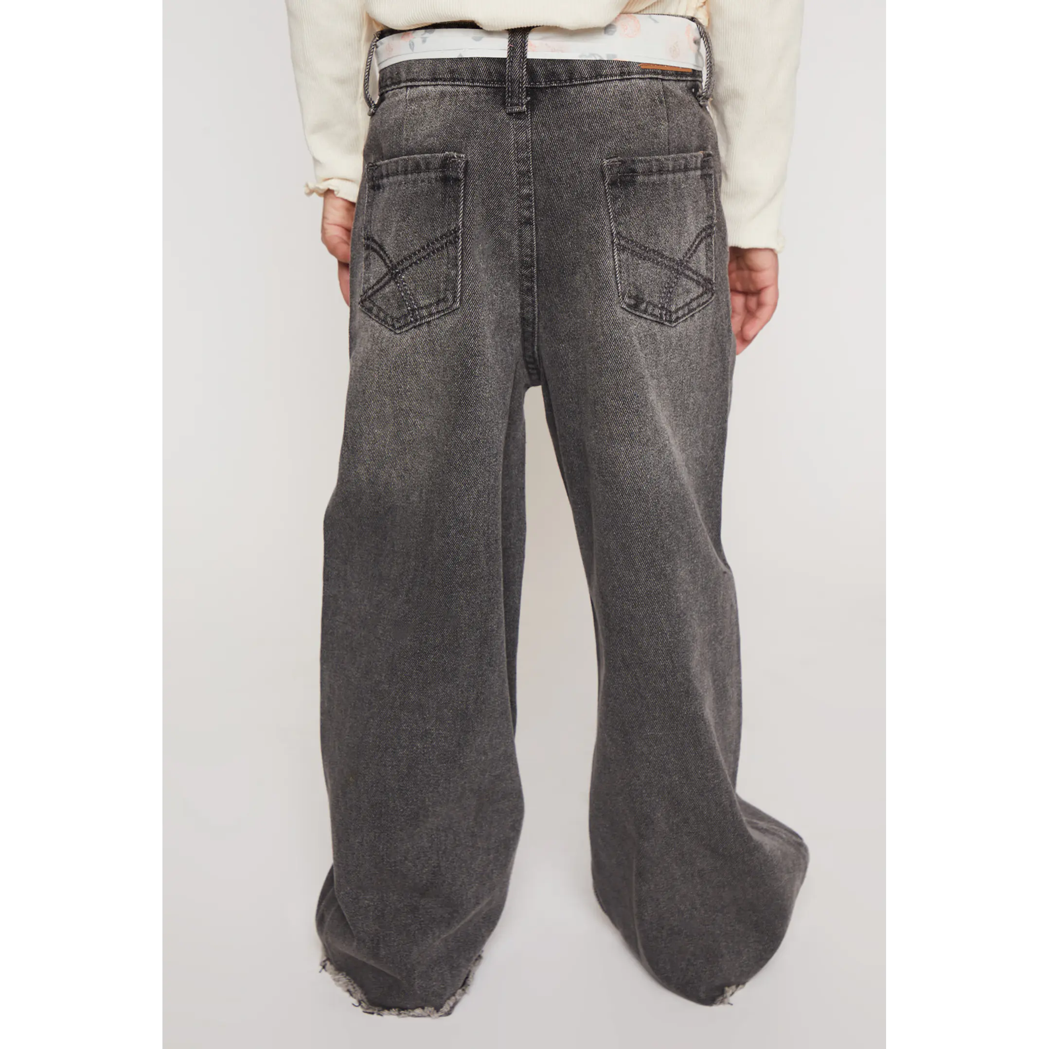 Jeans Wide Leg Niña Negro Familyshop 2