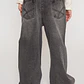 Jeans Wide Leg Niña Negro Familyshop - Miniatura 2