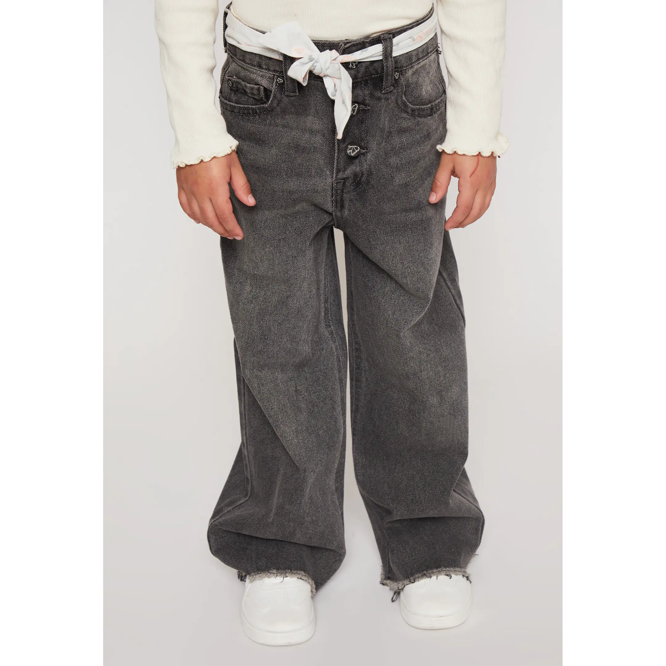 Jeans Wide Leg Niña Negro Familyshop 1