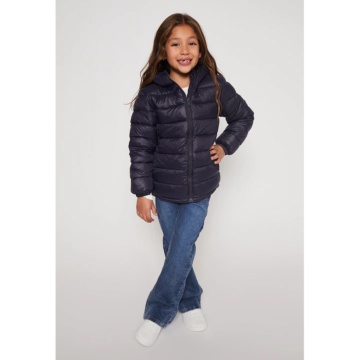 Parka Basic Niña Azul Familyshop 3