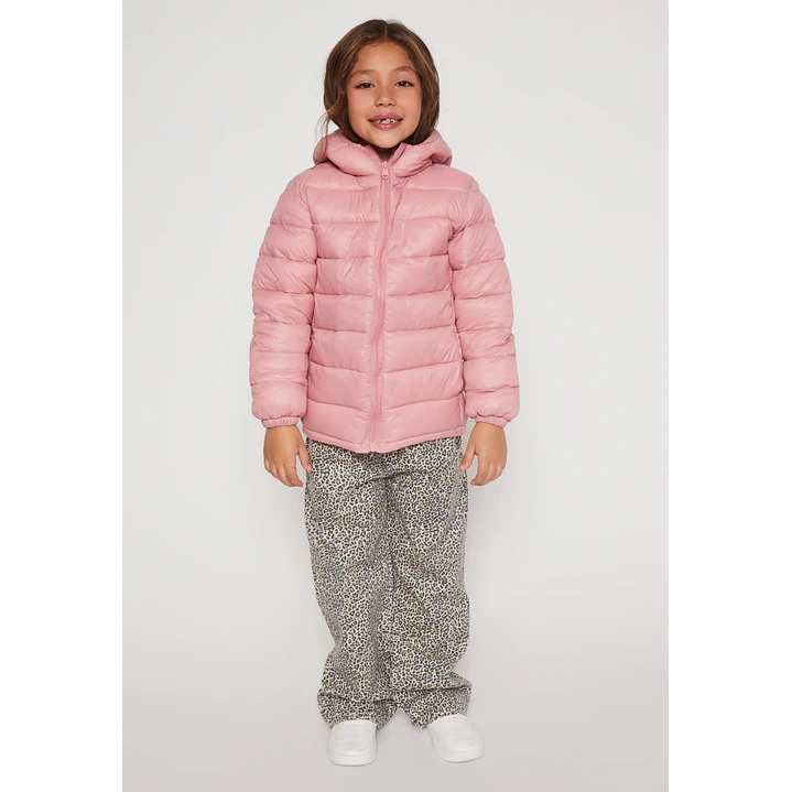 Parka Basic Niña Rosado Familyshop 3