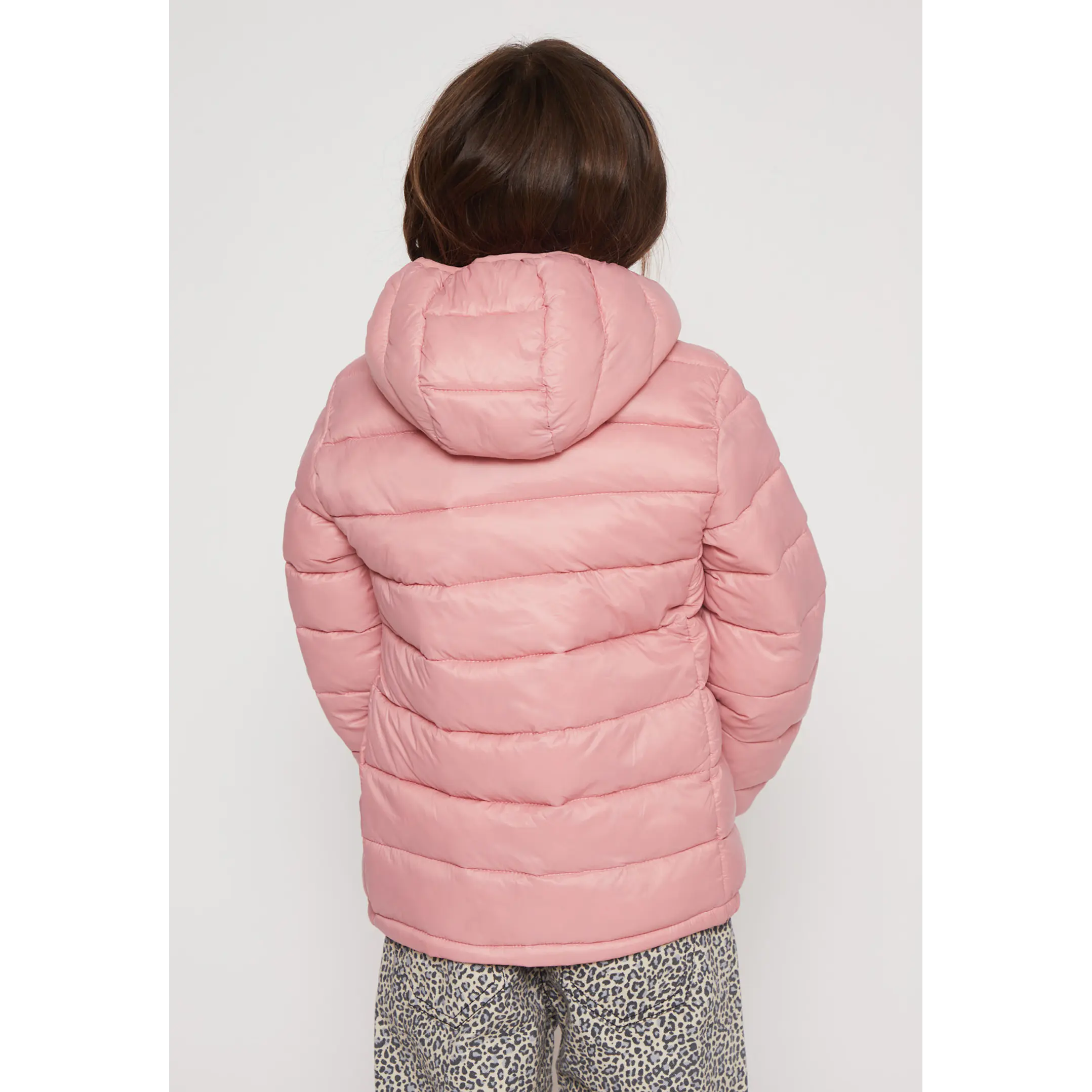 Parka Basic Niña Rosado Familyshop 2