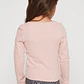 Polera Brillo Perlas Niña Rosado Familyshop - Miniatura 2