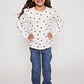 Polera Camiseta Niña Blanco Familyshop - Miniatura 3