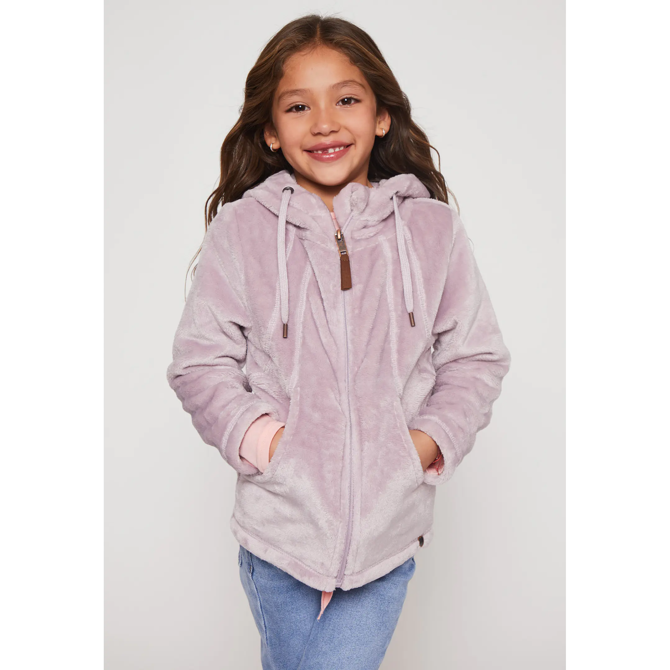 Polar Peludo Niña Lila Familyshop 1
