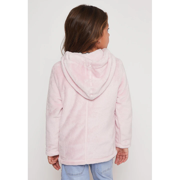 Polar Peludo Zipper Niña Rosado Familyshop 2