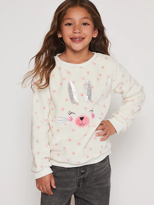 Polar Peludo Animal Niña Blanco Familyshop