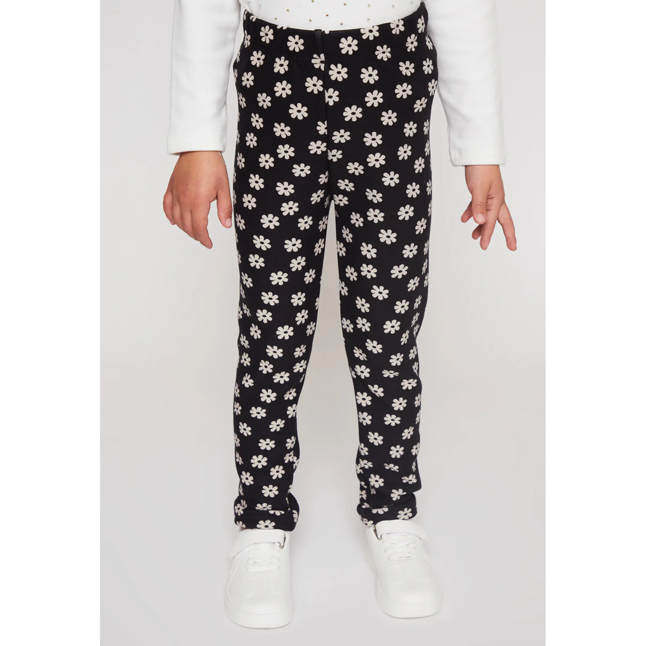Calza Forrada Niña Negro Familyshop 1