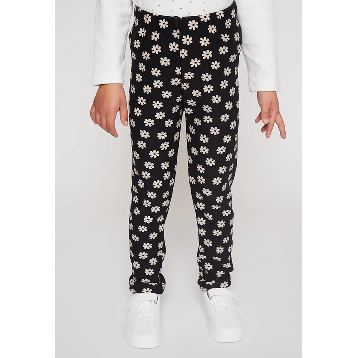 Calza Forrada Niña Negro Familyshop 1