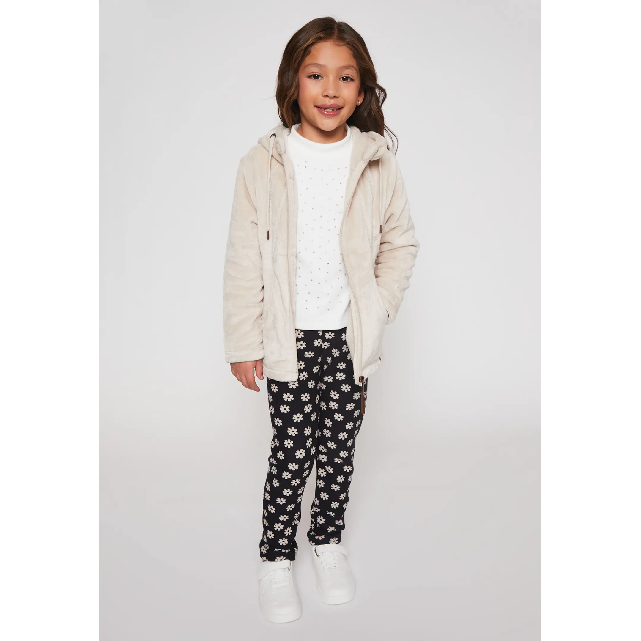 Calza Forrada Niña Negro Familyshop 2