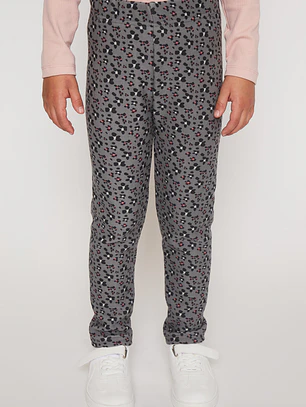 Calza Forrada Niña Gris Familyshop