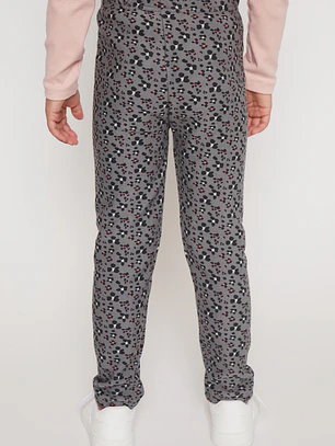 Calza Forrada Niña Gris Familyshop
