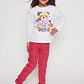 Calza Forrada Niña Fucsia Familyshop - Miniatura 2
