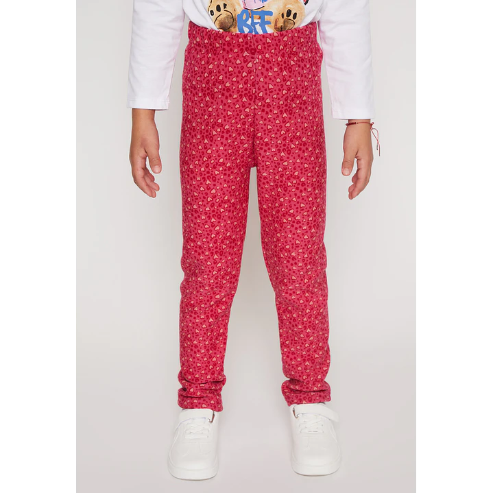 Calza Forrada Niña Fucsia Familyshop 1