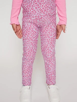 Calza Forrada Niña Lila Familyshop