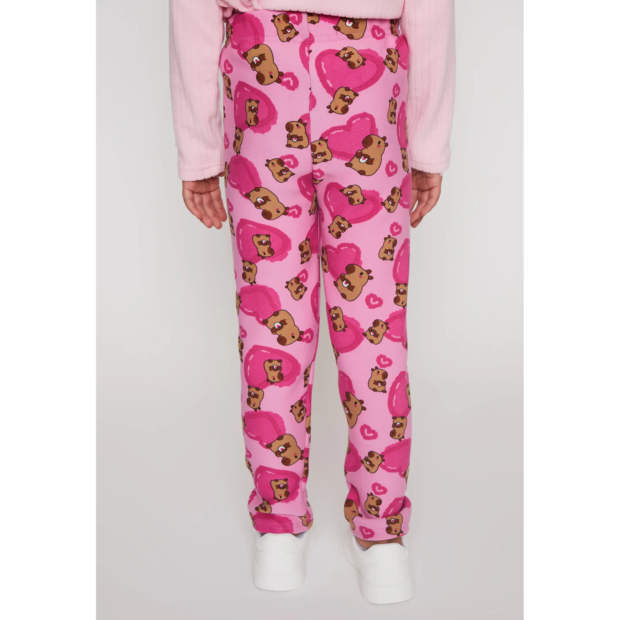 Calza Forrada Niña Rosado Familyshop 3