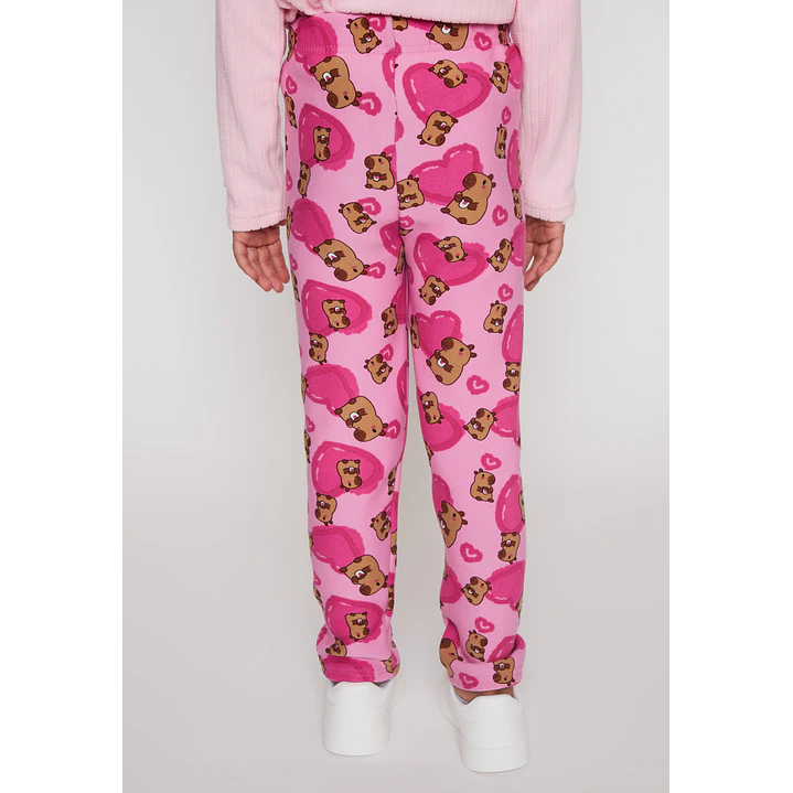 Calza Forrada Niña Rosado Familyshop 3