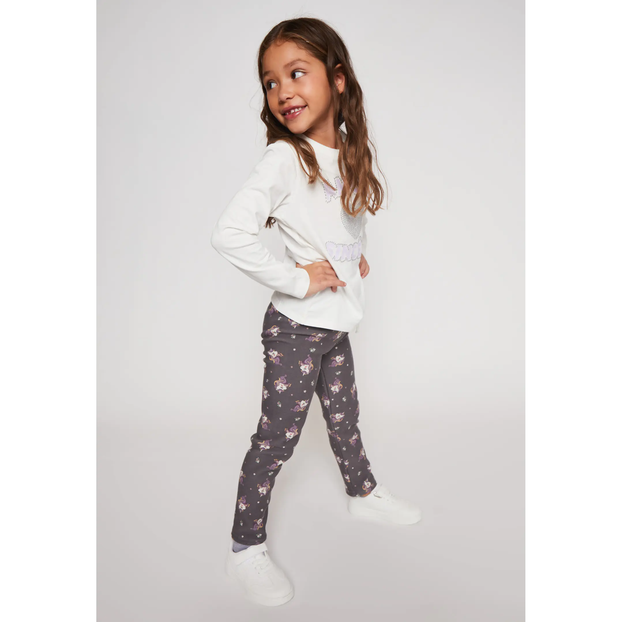 Calza Forrada Niña Acero Familyshop 2