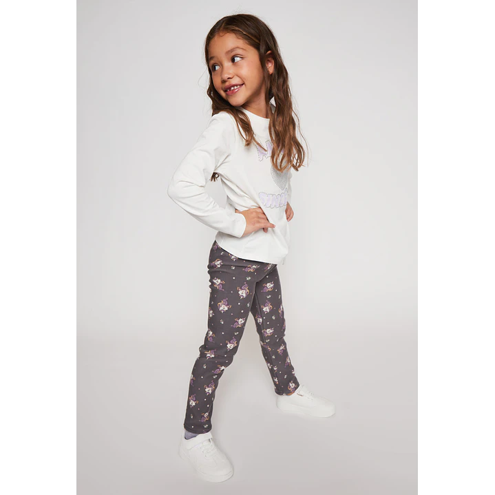 Calza Forrada Niña Acero Familyshop 2