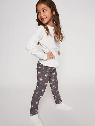 Calza Forrada Niña Acero Familyshop