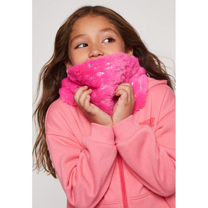 Cuello Peludo Niña Rosado Familyshop 1