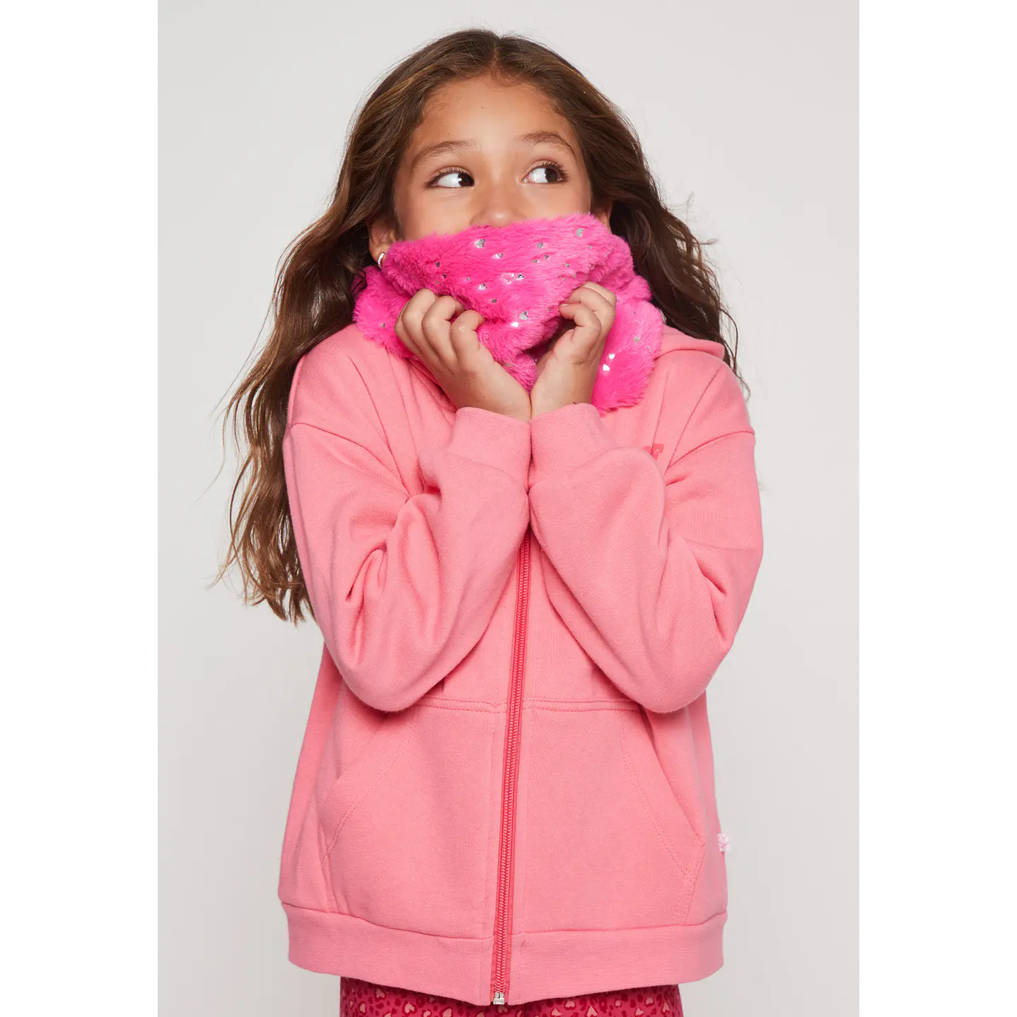Cuello Peludo Niña Rosado Familyshop 3