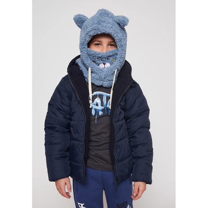 Gorro Pasamontaña Oso Unisex Celeste Familyshop 1