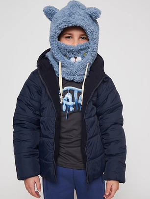 Gorro Pasamontaña Oso Unisex Celeste Familyshop