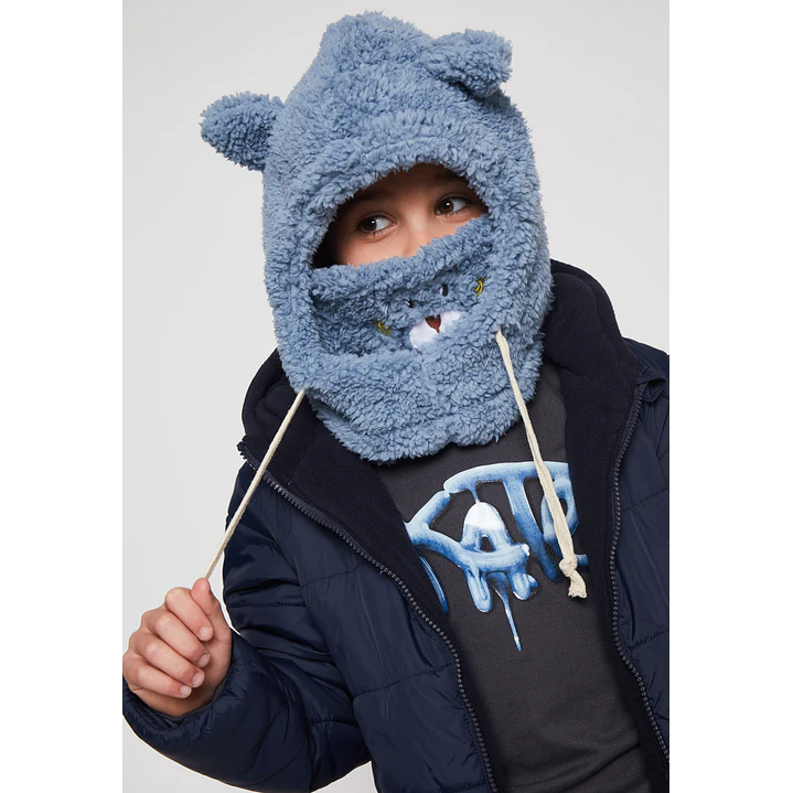 Gorro Pasamontaña Oso Unisex Celeste Familyshop 2