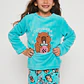 Pijama Polar Niña Celeste Familyshop - Miniatura 3