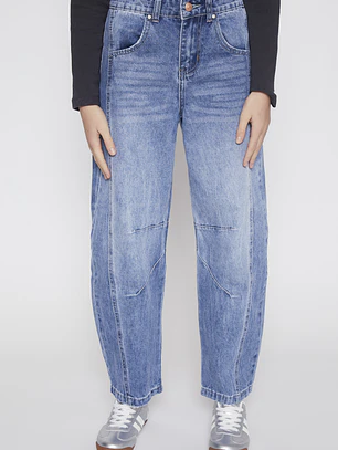 Jeans Barrel Lola Azul Familyshop