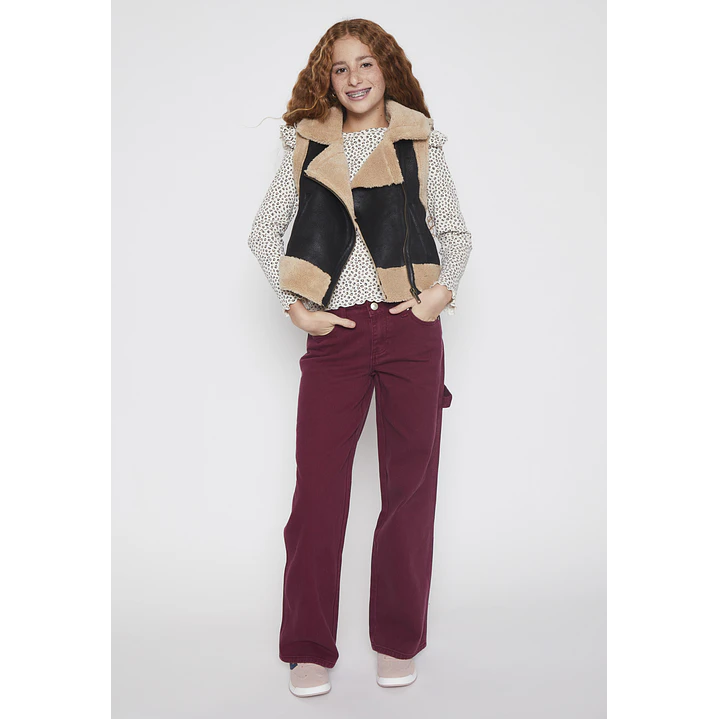Pantalón Baggy Lola Burdeo Familyshop 4